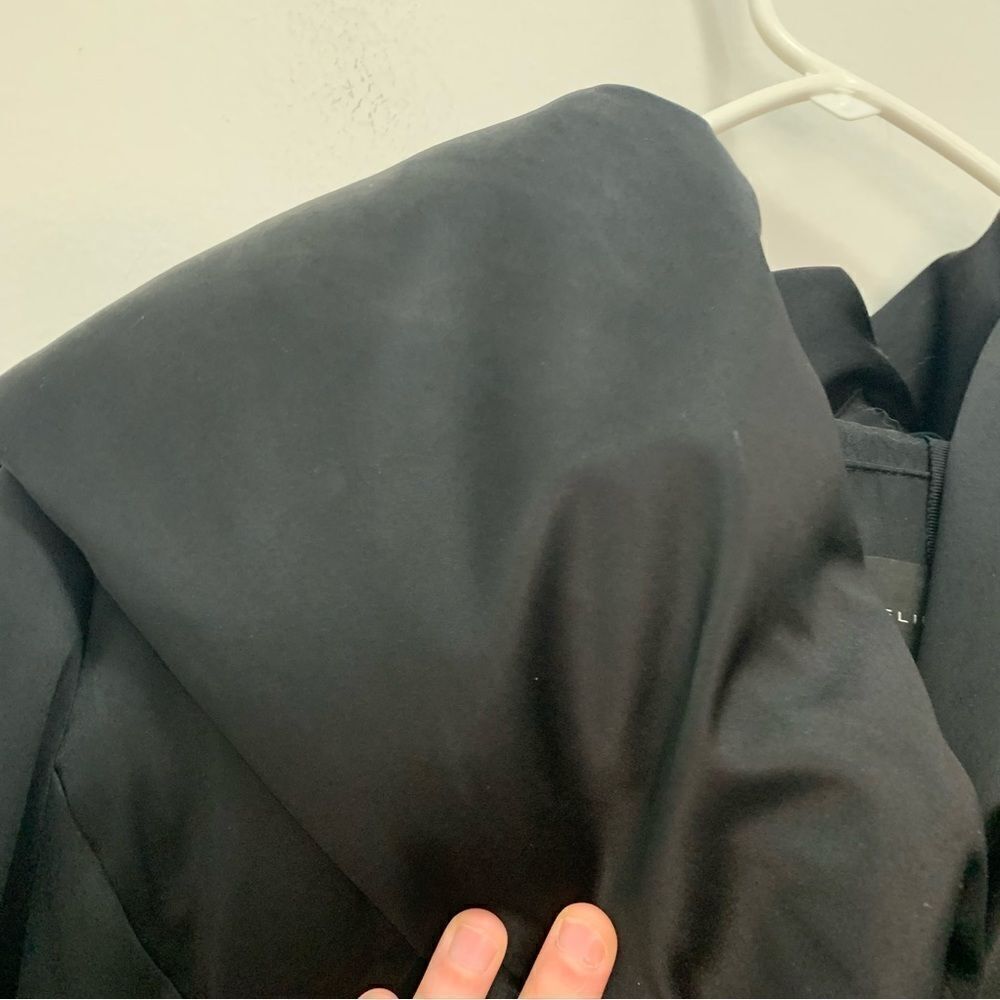 Elie Tahari Long Black Puffer Jacket - Picture 3 of 16